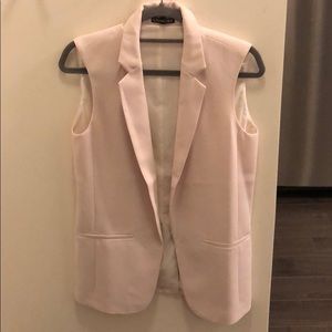 Express Blush Vest Blazer